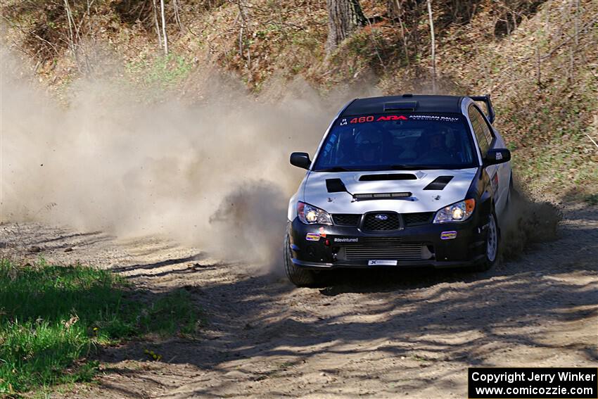 Josh Kemp / Danielle Kemp Subaru WRX on SS4, Kabekona II.