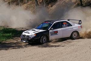 Josh Kemp / Danielle Kemp Subaru WRX on SS4, Kabekona II.