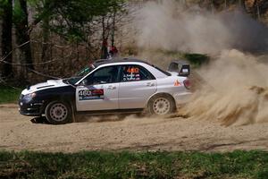 Josh Kemp / Danielle Kemp Subaru WRX on SS4, Kabekona II.