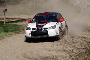 Jason Cook / Maggie Tu Subaru WRX on SS4, Kabekona II.
