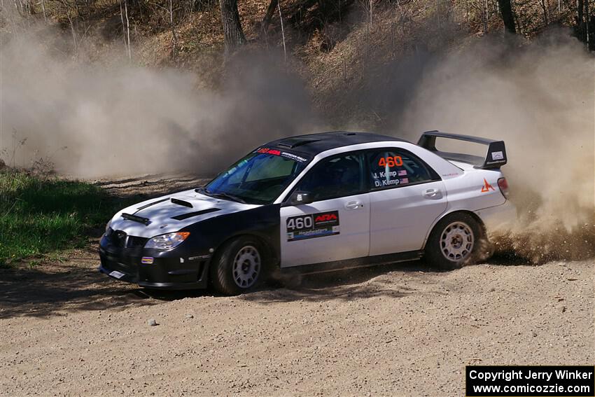 Josh Kemp / Danielle Kemp Subaru WRX on SS4, Kabekona II.