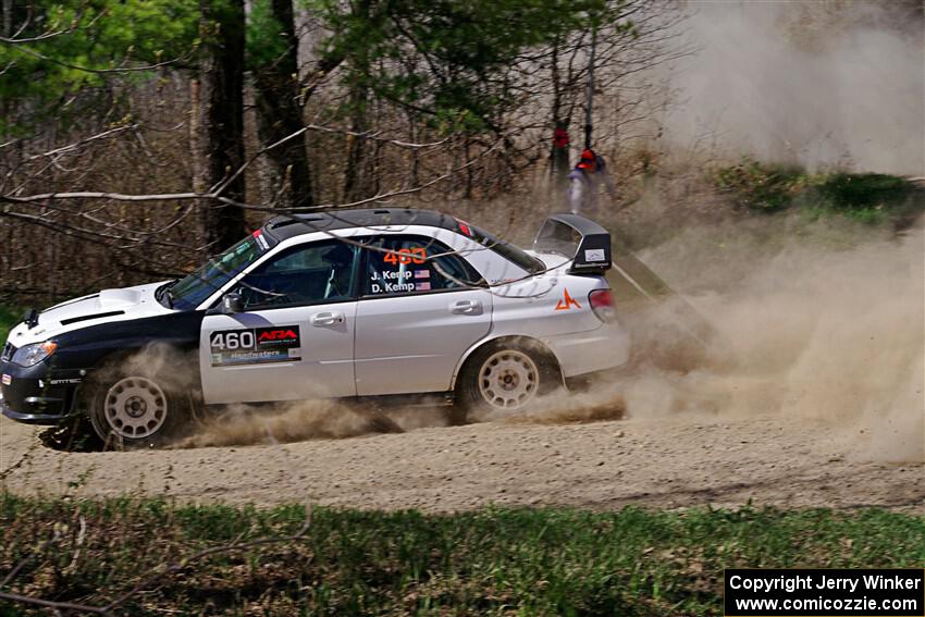 Josh Kemp / Danielle Kemp Subaru WRX on SS4, Kabekona II.