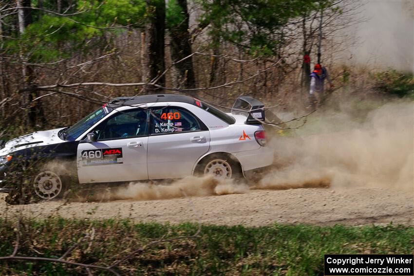 Josh Kemp / Danielle Kemp Subaru WRX on SS4, Kabekona II.