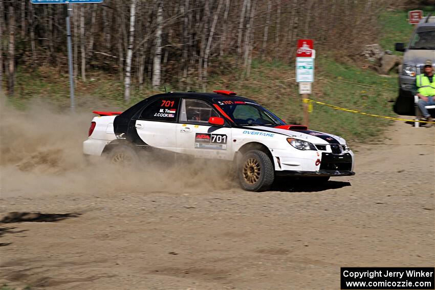 Jason Cook / Maggie Tu Subaru WRX on SS4, Kabekona II.