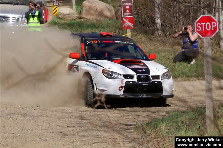 Jason Cook / Maggie Tu Subaru WRX on SS4, Kabekona II.