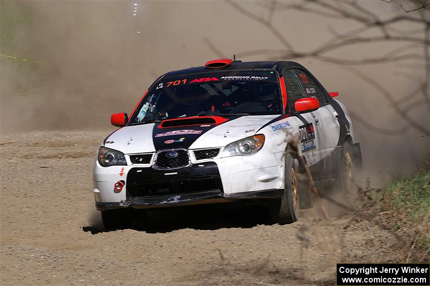 Jason Cook / Maggie Tu Subaru WRX on SS4, Kabekona II.