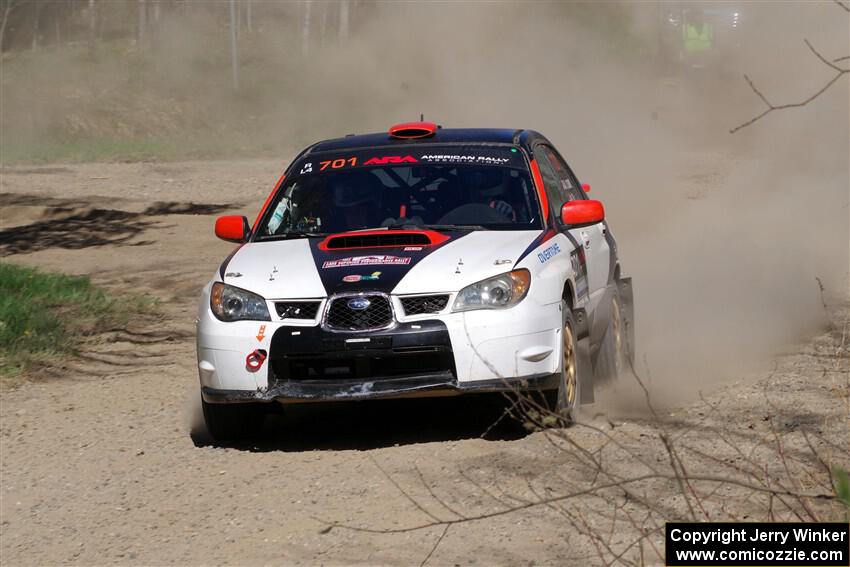 Jason Cook / Maggie Tu Subaru WRX on SS4, Kabekona II.