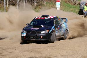 Matt James / Jackie James Subaru Impreza on SS4, Kabekona II.