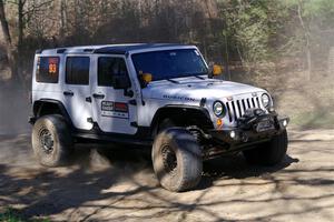 A Jeep Wrangler Rubicon sweeps SS4, Kabekona II.