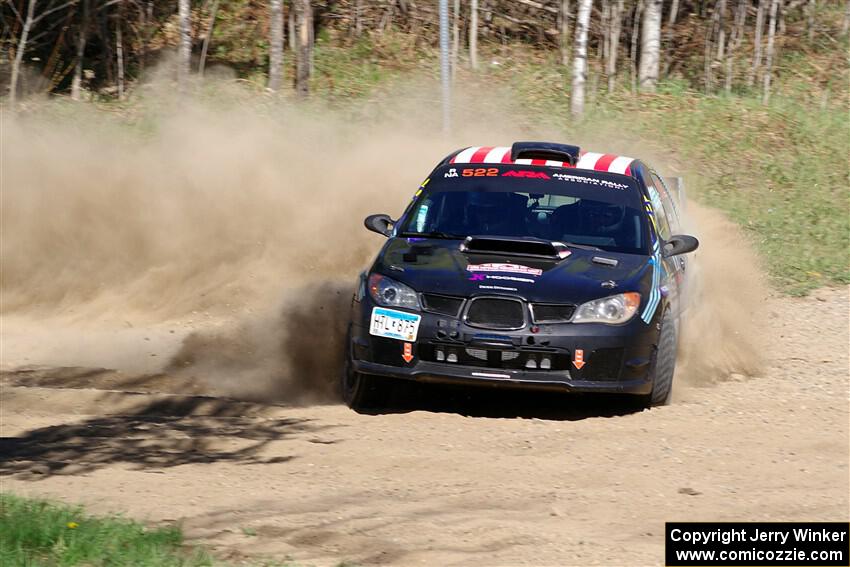 Matt James / Jackie James Subaru Impreza on SS4, Kabekona II.