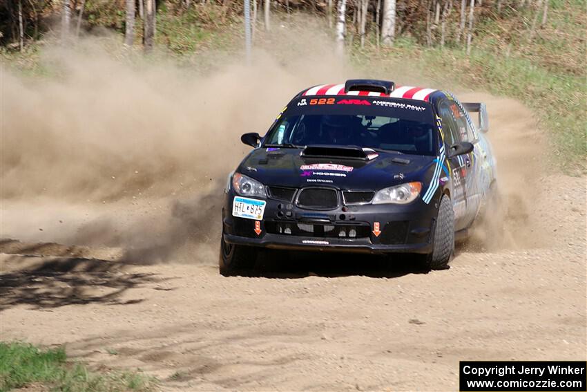 Matt James / Jackie James Subaru Impreza on SS4, Kabekona II.