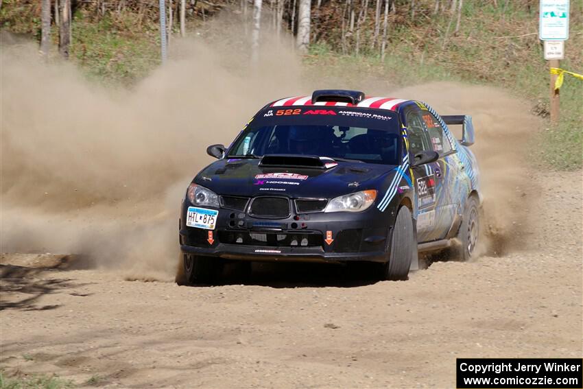 Matt James / Jackie James Subaru Impreza on SS4, Kabekona II.