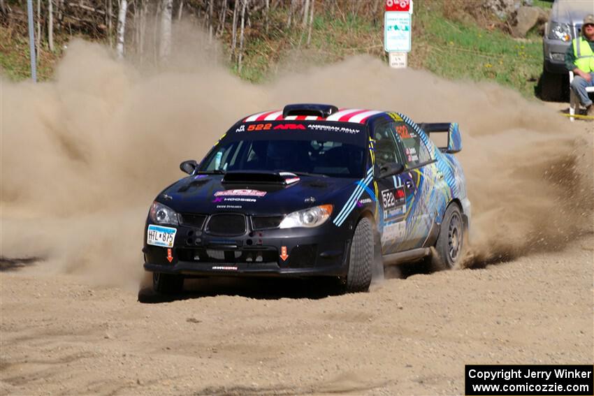 Matt James / Jackie James Subaru Impreza on SS4, Kabekona II.