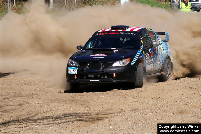 Matt James / Jackie James Subaru Impreza on SS4, Kabekona II.