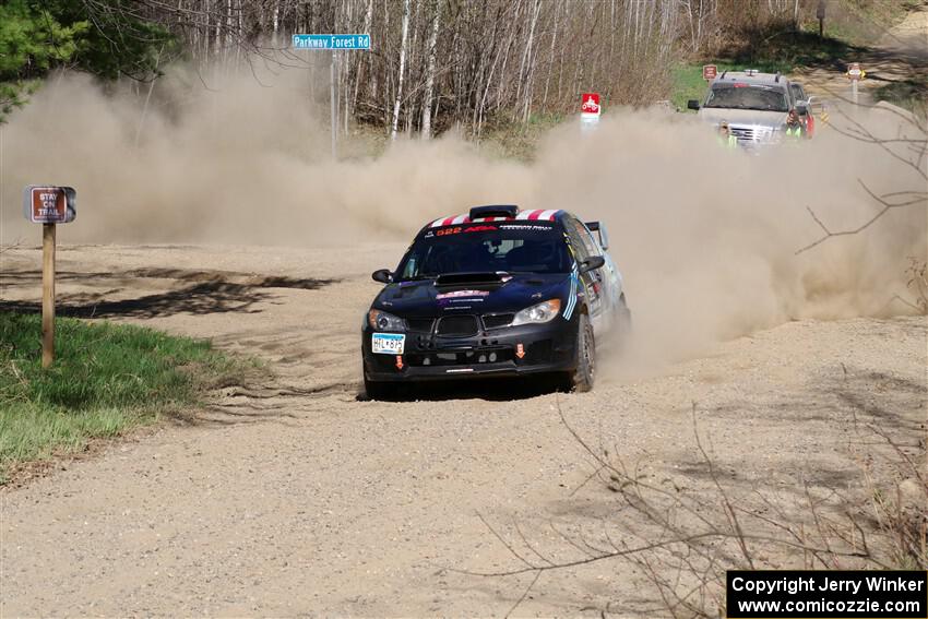 Matt James / Jackie James Subaru Impreza on SS4, Kabekona II.