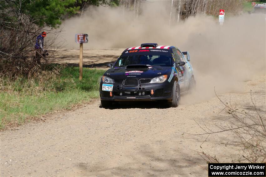 Matt James / Jackie James Subaru Impreza on SS4, Kabekona II.