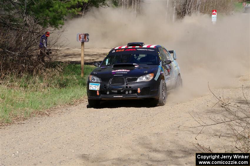 Matt James / Jackie James Subaru Impreza on SS4, Kabekona II.