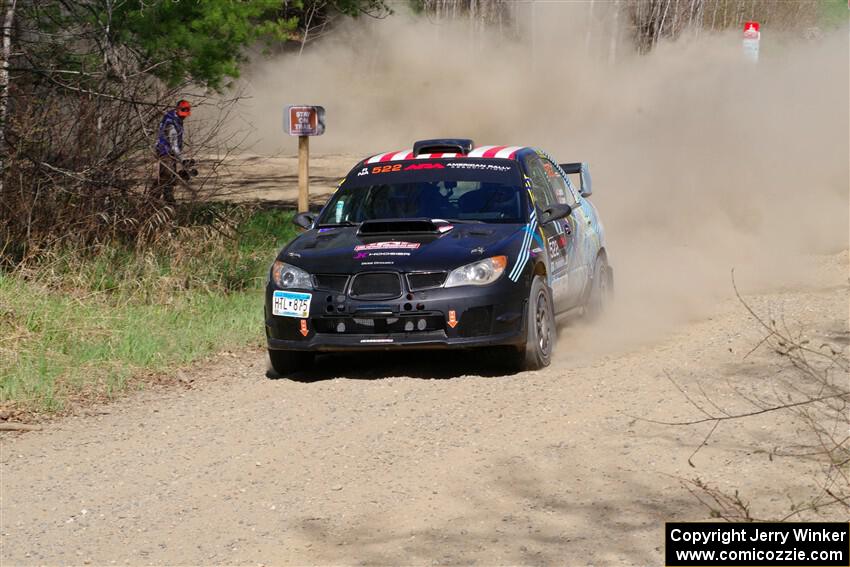 Matt James / Jackie James Subaru Impreza on SS4, Kabekona II.