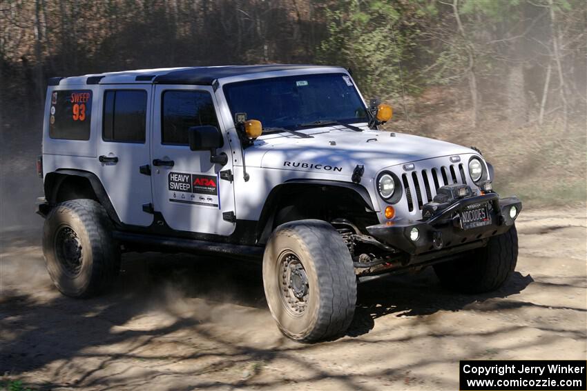 A Jeep Wrangler Rubicon sweeps SS4, Kabekona II.