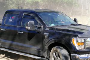 A Ford F-150 pickup sweeps SS4, Kabekona II.