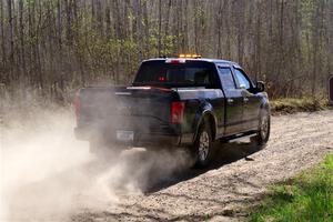 A Ford F-150 pickup sweeps SS4, Kabekona II.