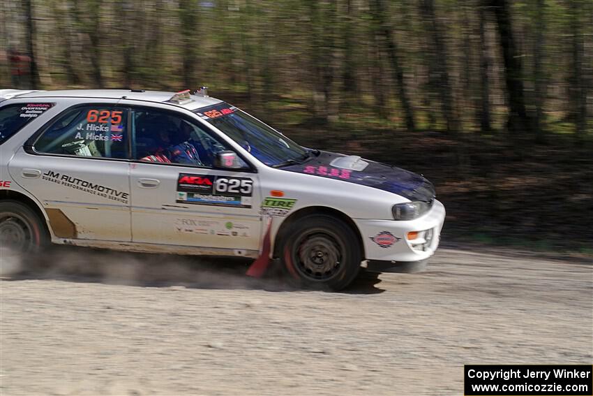 Aidan Hicks / John Hicks Subaru Impreza Wagon on SS5, Steamboat III.