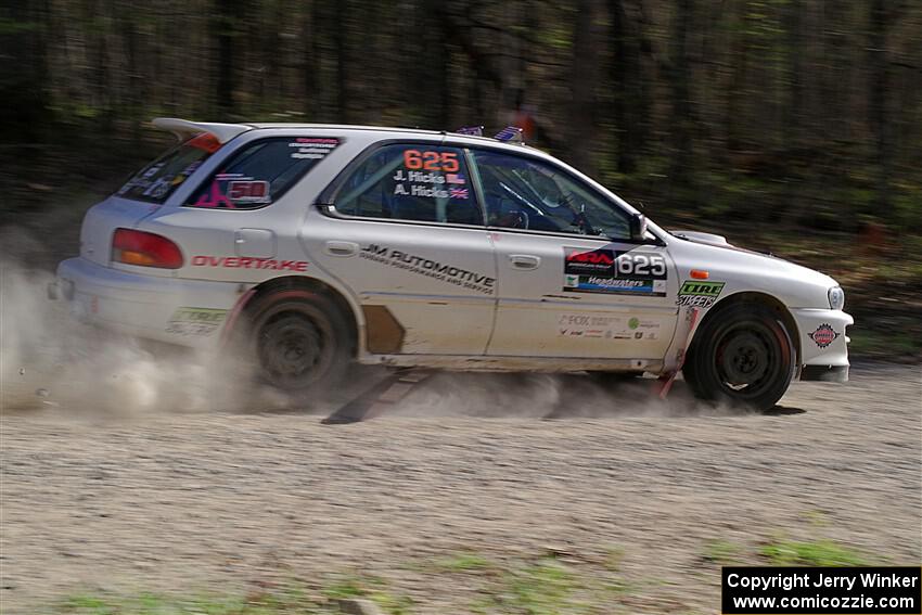 Aidan Hicks / John Hicks Subaru Impreza Wagon on SS5, Steamboat III.