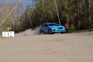 Jamey Randall / Andrew Rausch Subaru WRX on SS5, Steamboat III.