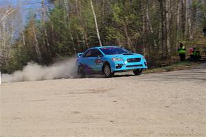 Jamey Randall / Andrew Rausch Subaru WRX on SS5, Steamboat III.