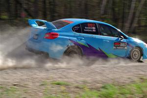 Jamey Randall / Andrew Rausch Subaru WRX on SS5, Steamboat III.