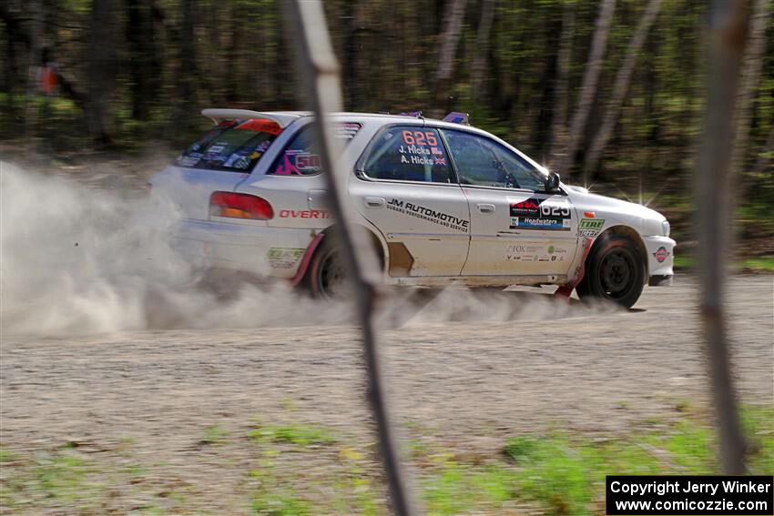 Aidan Hicks / John Hicks Subaru Impreza Wagon on SS5, Steamboat III.