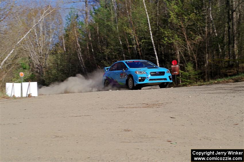Jamey Randall / Andrew Rausch Subaru WRX on SS5, Steamboat III.