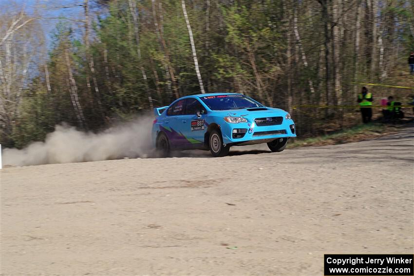 Jamey Randall / Andrew Rausch Subaru WRX on SS5, Steamboat III.