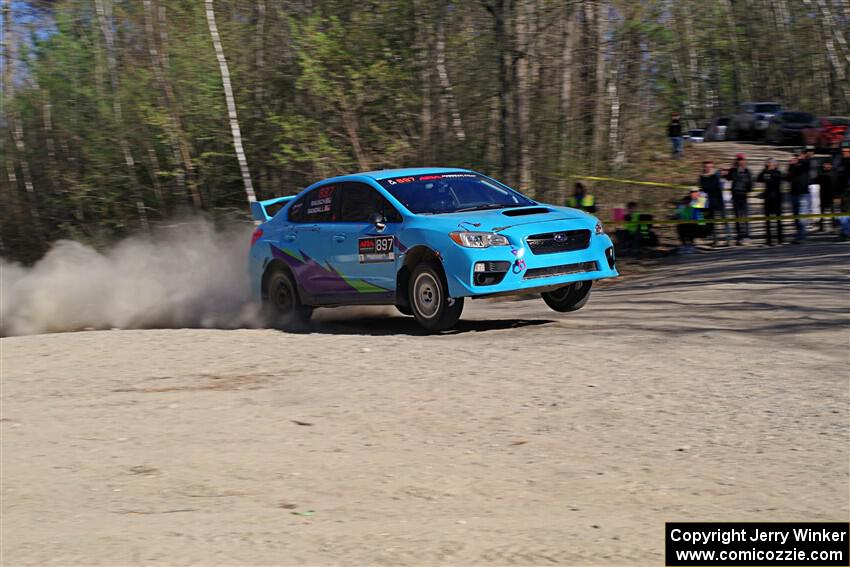 Jamey Randall / Andrew Rausch Subaru WRX on SS5, Steamboat III.