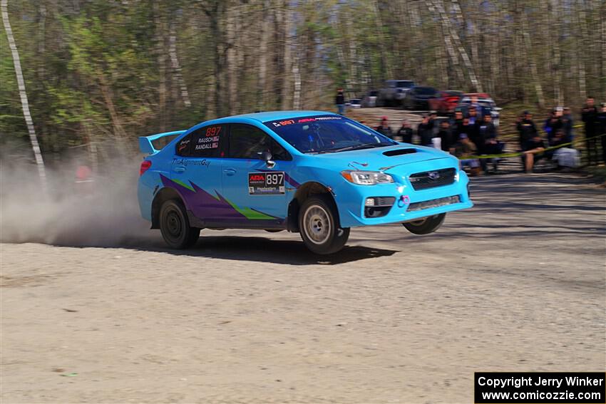 Jamey Randall / Andrew Rausch Subaru WRX on SS5, Steamboat III.