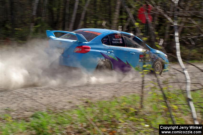 Jamey Randall / Andrew Rausch Subaru WRX on SS5, Steamboat III.