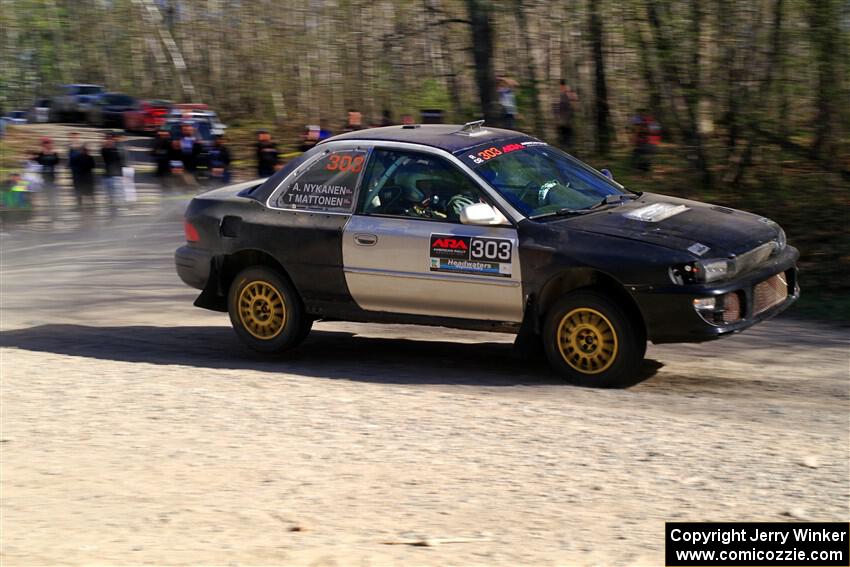 Travis Mattonen / Anikka Nykanen Subaru Impreza on SS5, Steamboat III.