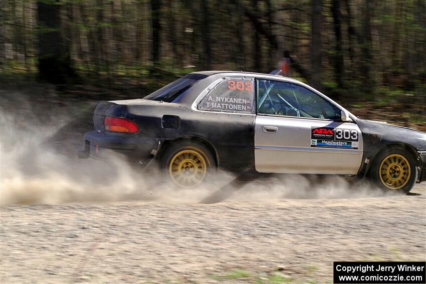 Travis Mattonen / Anikka Nykanen Subaru Impreza on SS5, Steamboat III.