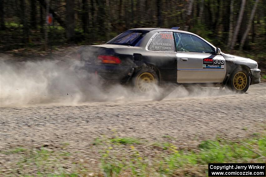 Travis Mattonen / Anikka Nykanen Subaru Impreza on SS5, Steamboat III.