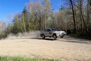Peter Farrow / Jackson Sedivy Subaru WRX on SS5, Steamboat III.