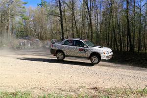 Peter Farrow / Jackson Sedivy Subaru WRX on SS5, Steamboat III.