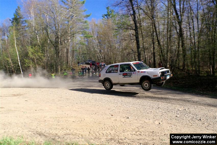 Josh Nykanen / Matt Nykanen VW GTI on SS5, Steamboat III.