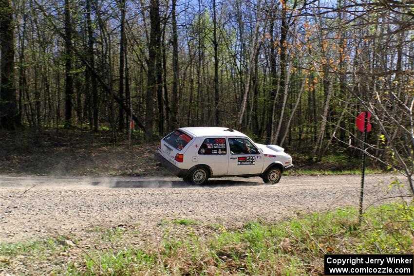 Josh Nykanen / Matt Nykanen VW GTI on SS5, Steamboat III.