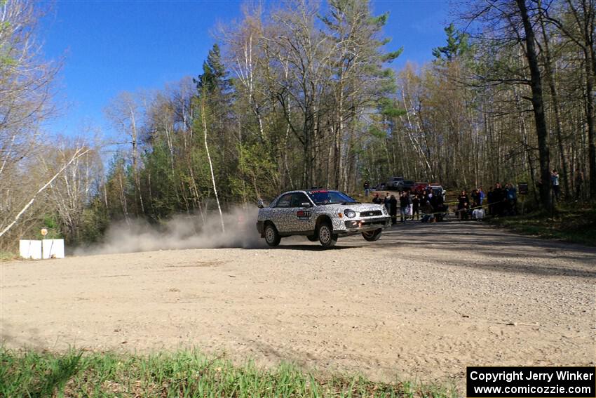 Peter Farrow / Jackson Sedivy Subaru WRX on SS5, Steamboat III.