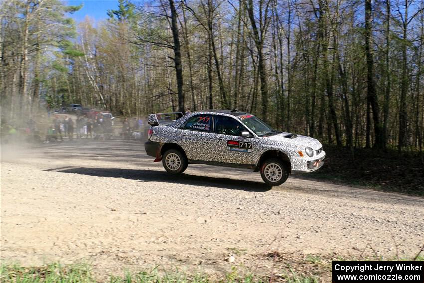 Peter Farrow / Jackson Sedivy Subaru WRX on SS5, Steamboat III.