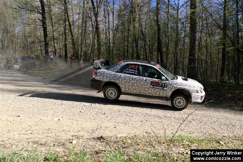 Peter Farrow / Jackson Sedivy Subaru WRX on SS5, Steamboat III.