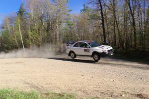 Josh Kemp / Danielle Kemp Subaru WRX on SS5, Steamboat III.