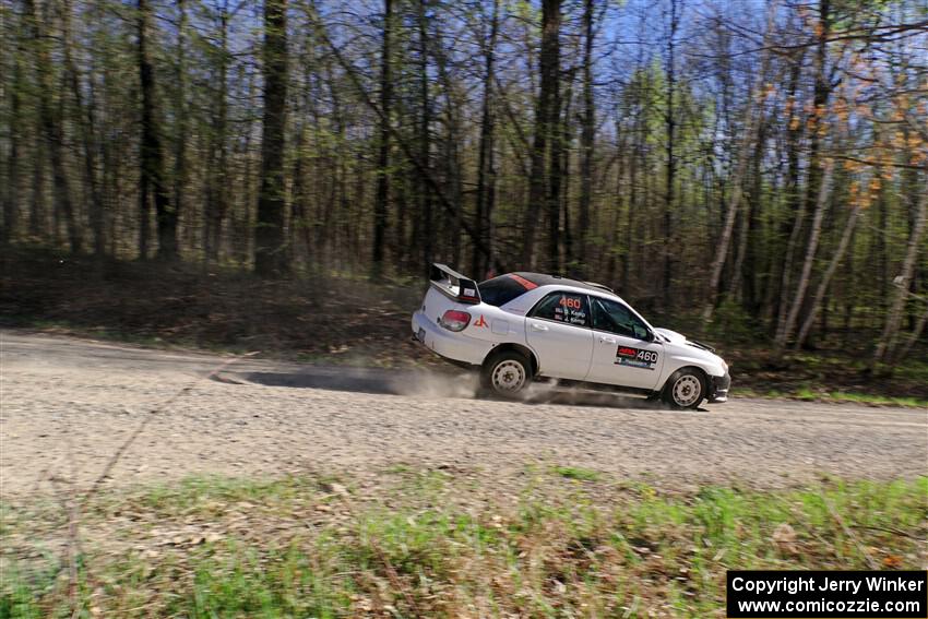 Josh Kemp / Danielle Kemp Subaru WRX on SS5, Steamboat III.