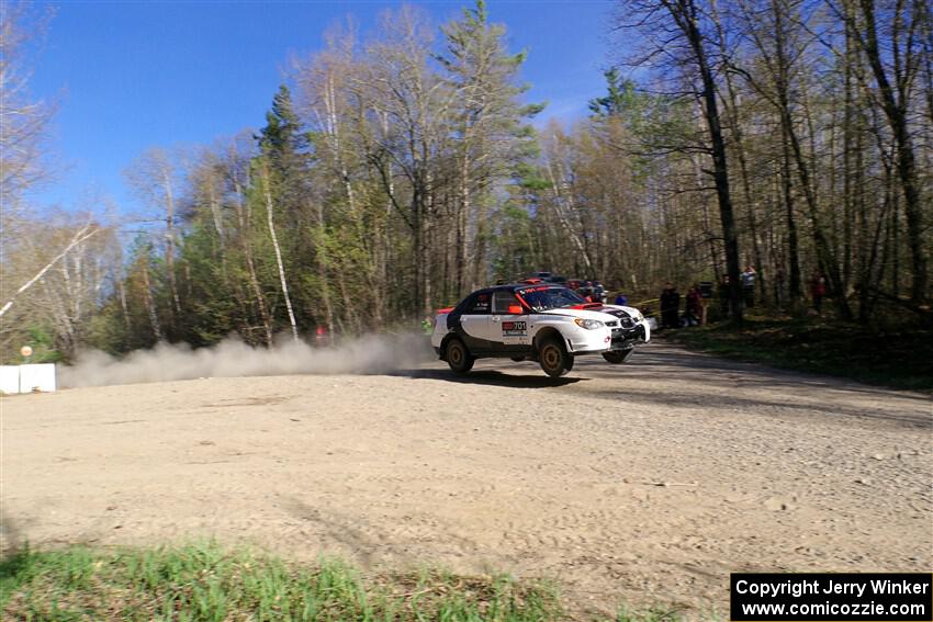 Jason Cook / Maggie Tu Subaru WRX on SS5, Steamboat III.