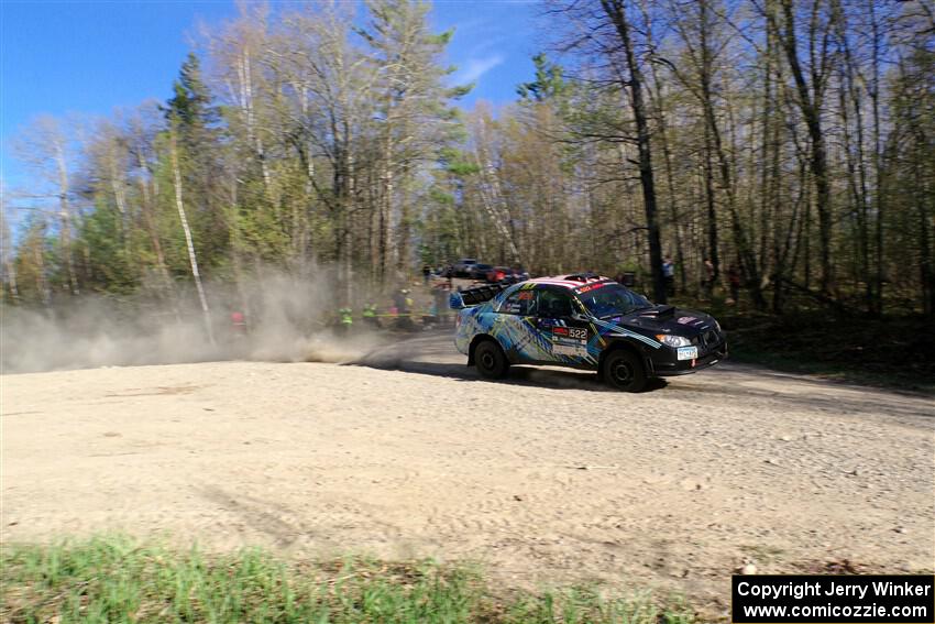 Matt James / Jackie James Subaru Impreza on SS5, Steamboat III.